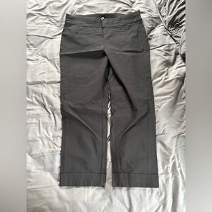 Cropped Black Dress Pants X large tall